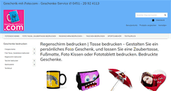Desktop Screenshot of geschenk-mit-foto.com